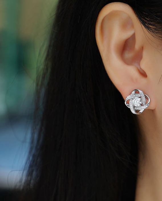 Aretes Cosmic S925 0.5 carat