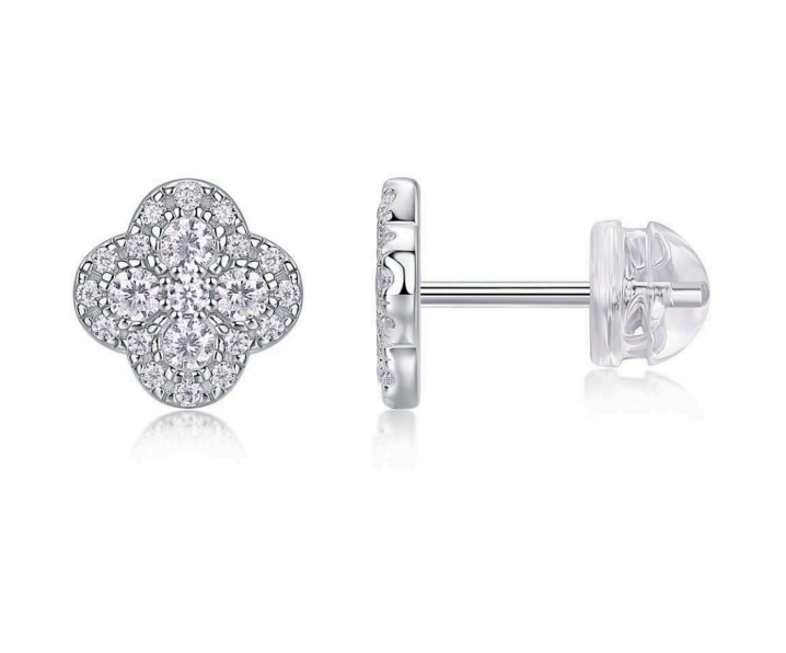 Aretes flor winter S925