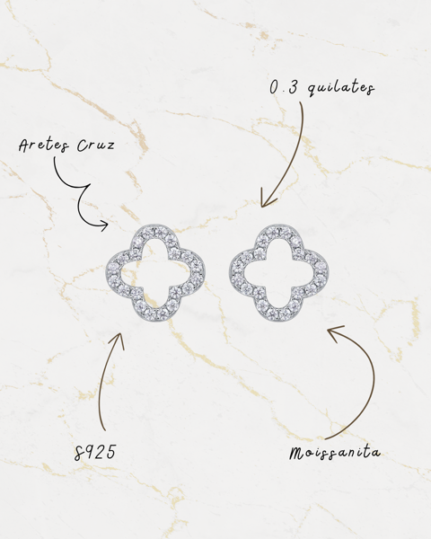 Aretes cruz