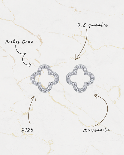 Aretes cruz