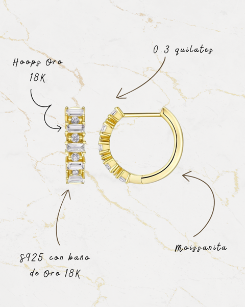 Hoops Oro 18k